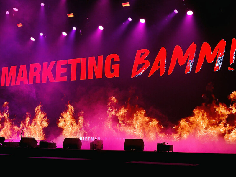 Marketing BAMM! in der Samsung Hall