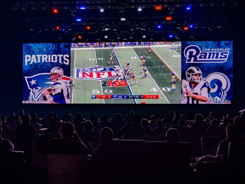 Die grösste Super Bowl Party in der Samsung Hall in Zürich 2019