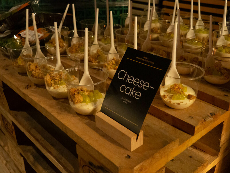 The savoury canapés were followed by sweet treats. © THE HALL