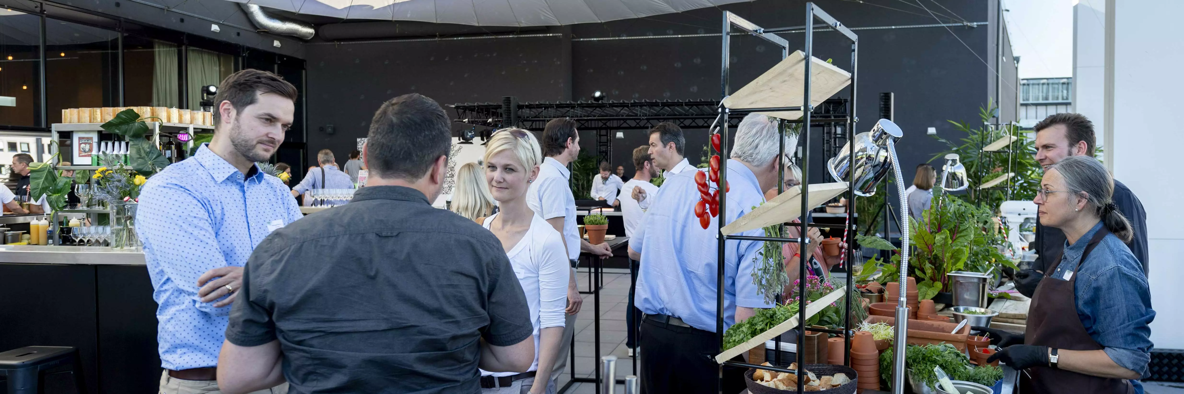 Berkel slicer at the summer party at THE HALL