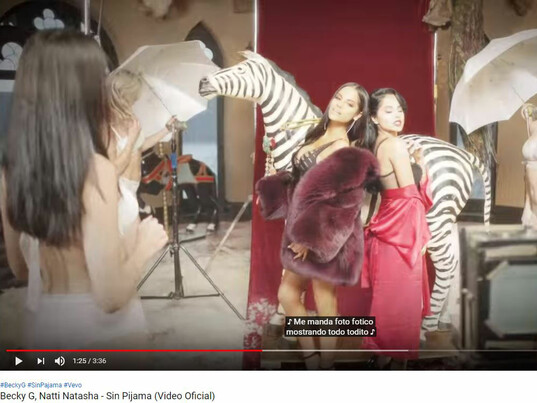 YouTube: Becky G & Natti Natasha - Sin Pijama