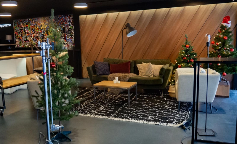 In der Galerie von The Hall lässt sich auch ein Livestream-Studio installieren